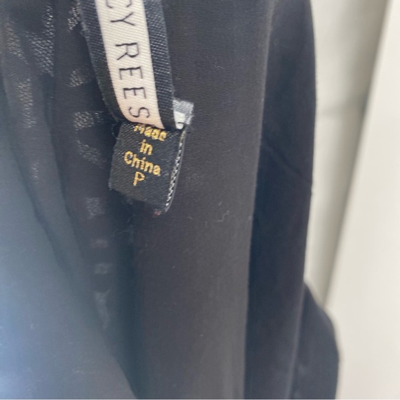 Plenty by Tracy Reese Black A-Line Floral Party Mini Dress Small - Picture 4 of 10